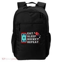 Eat Sleep Hockey Repeat Backpack thumb 0
