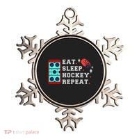 Eat Sleep Hockey Repeat Ornament thumb 0