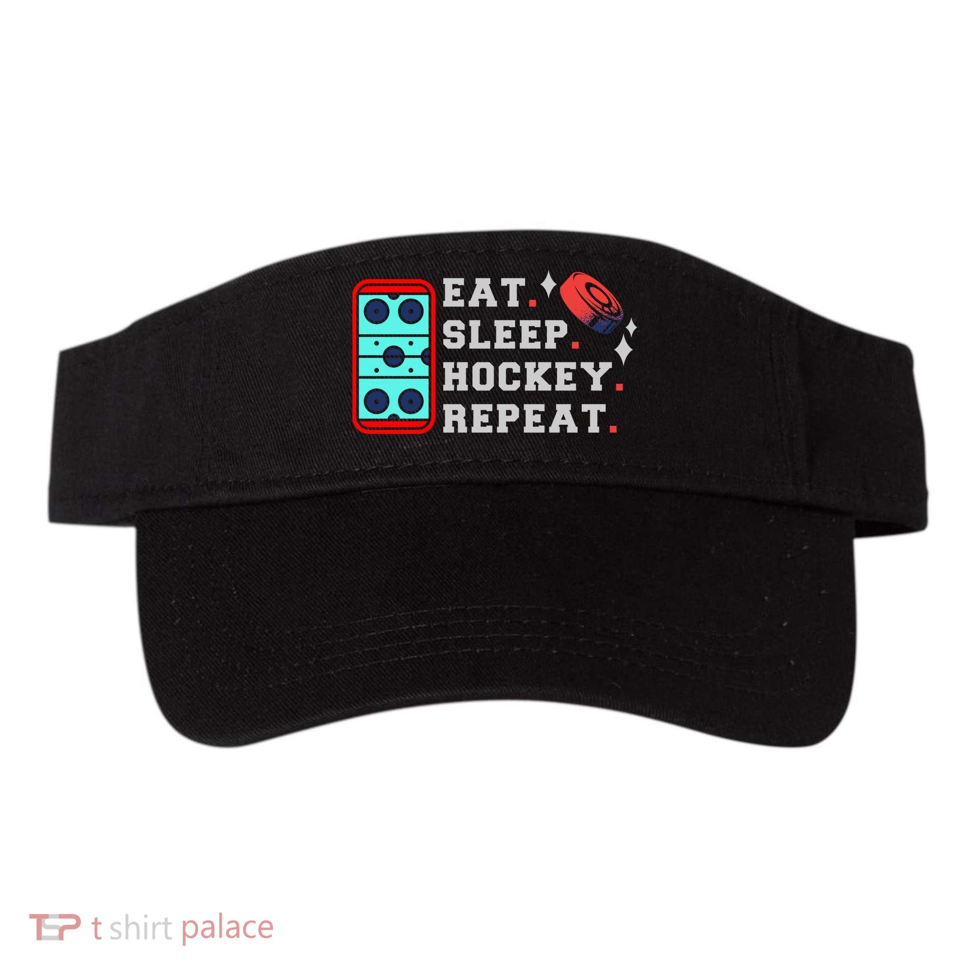 Eat Sleep Hockey Repeat Visor