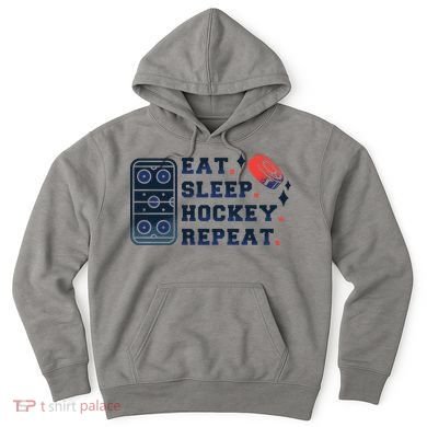 Eat Sleep Hockey Repeat Hoodie