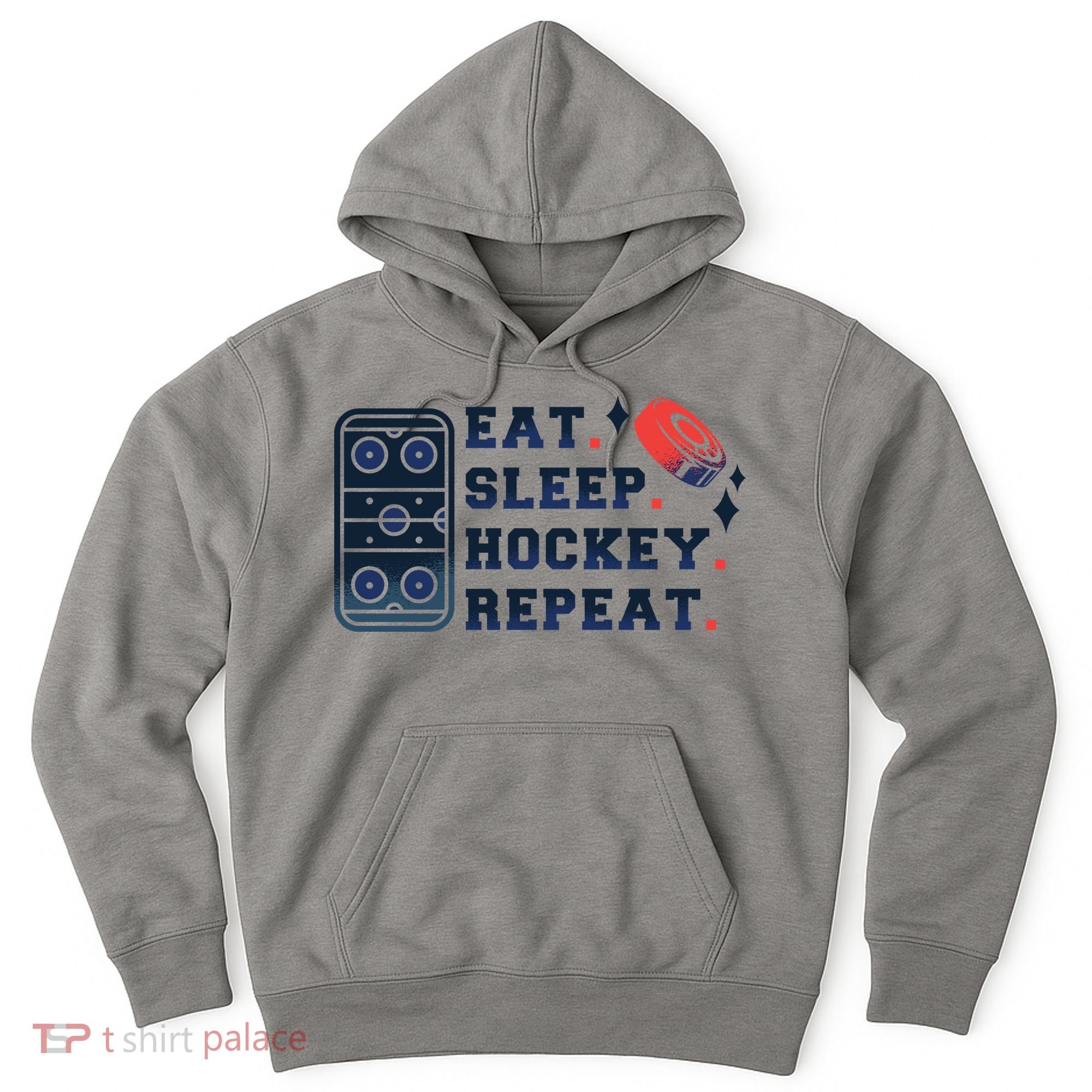 Eat Sleep Hockey Repeat Hoodie