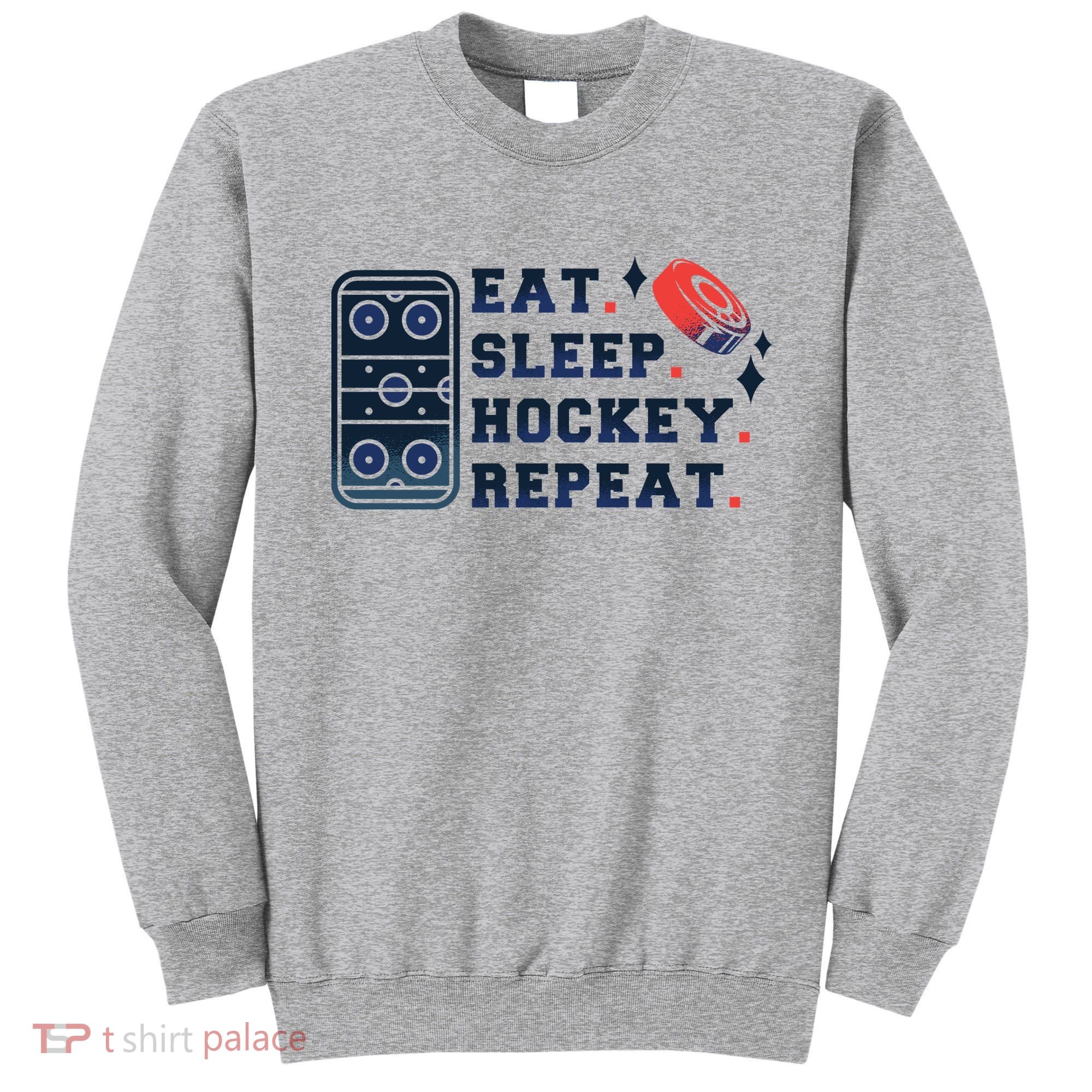 Eat Sleep Hockey Repeat Sweatshirt