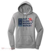 Eat Sleep Hockey Repeat Women's Hoodie thumb 0