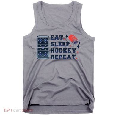 Eat Sleep Hockey Repeat Tank Top