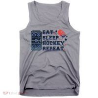 Eat Sleep Hockey Repeat Tank Top thumb 0