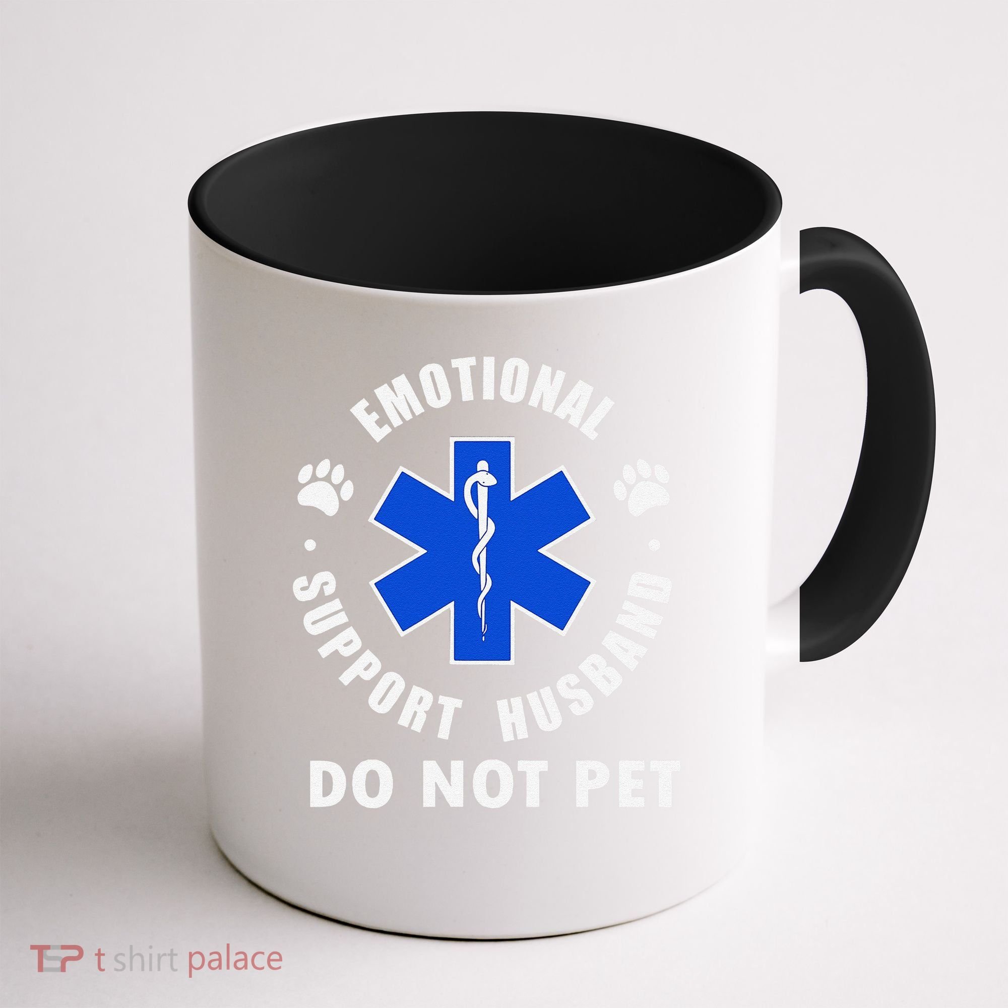 Emotional Support Husband Do Not Pet Coffee Mug