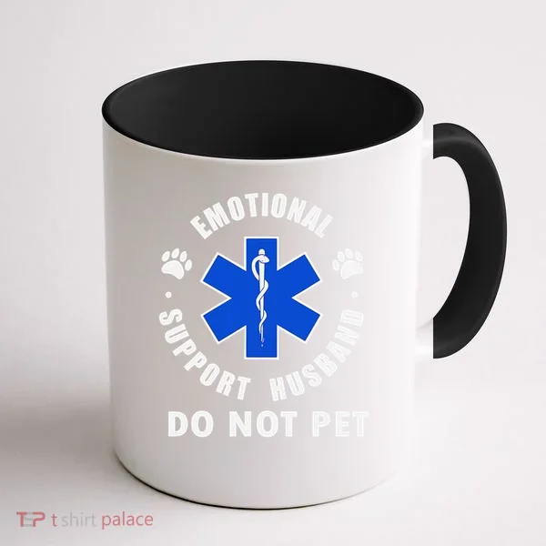 Emotional Support Husband Do Not Pet Coffee Mug