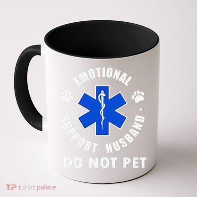 Emotional Support Husband Do Not Pet Coffee Mug