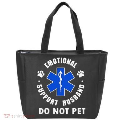 Emotional Support Husband Do Not Pet Tote Bag