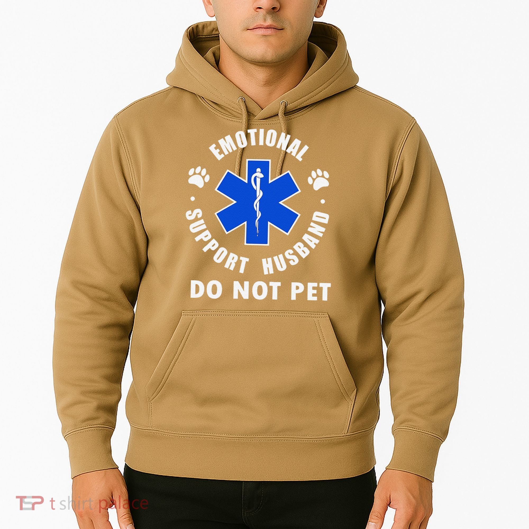 Emotional Support Husband Do Not Pet Hoodie