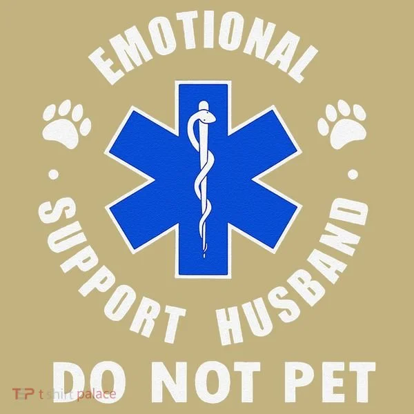 Emotional Support Husband Do Not Pet Hoodie