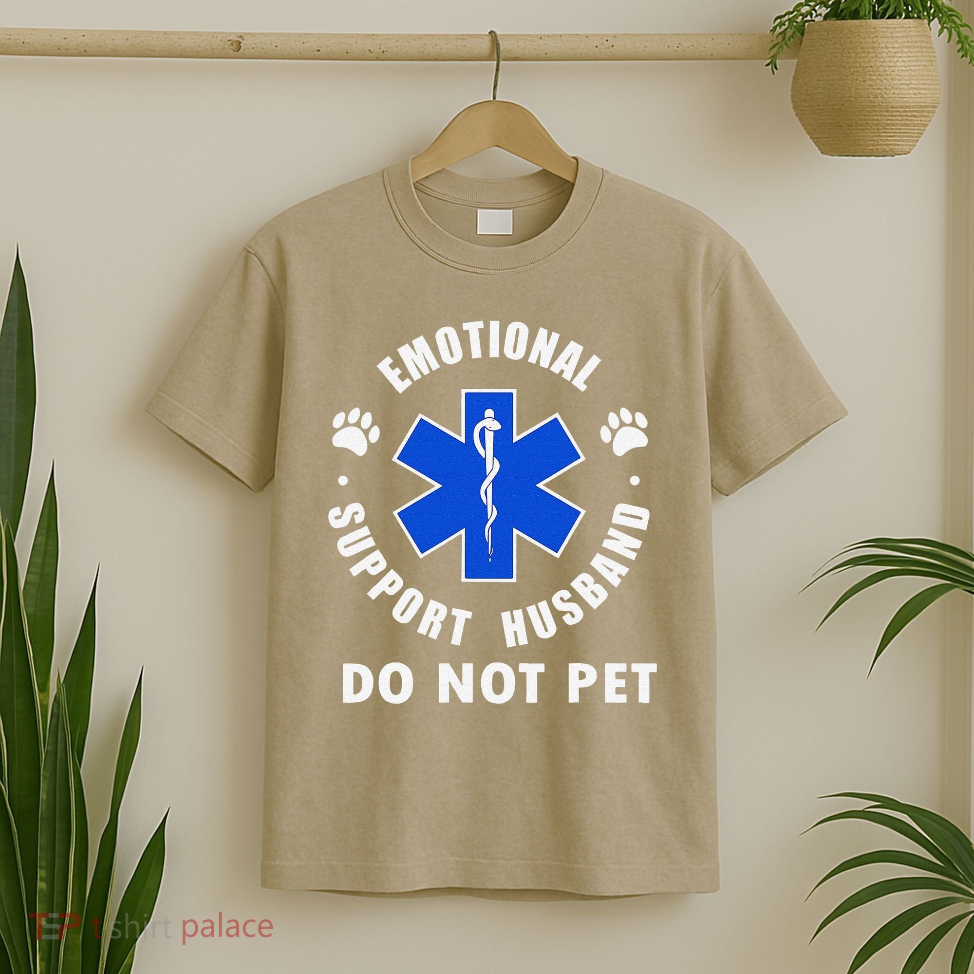 Emotional Support Husband Do Not Pet T-Shirt