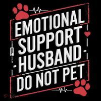 Emotional Support Husband Do Not Pet Women Funny Coffee Mug thumb 5