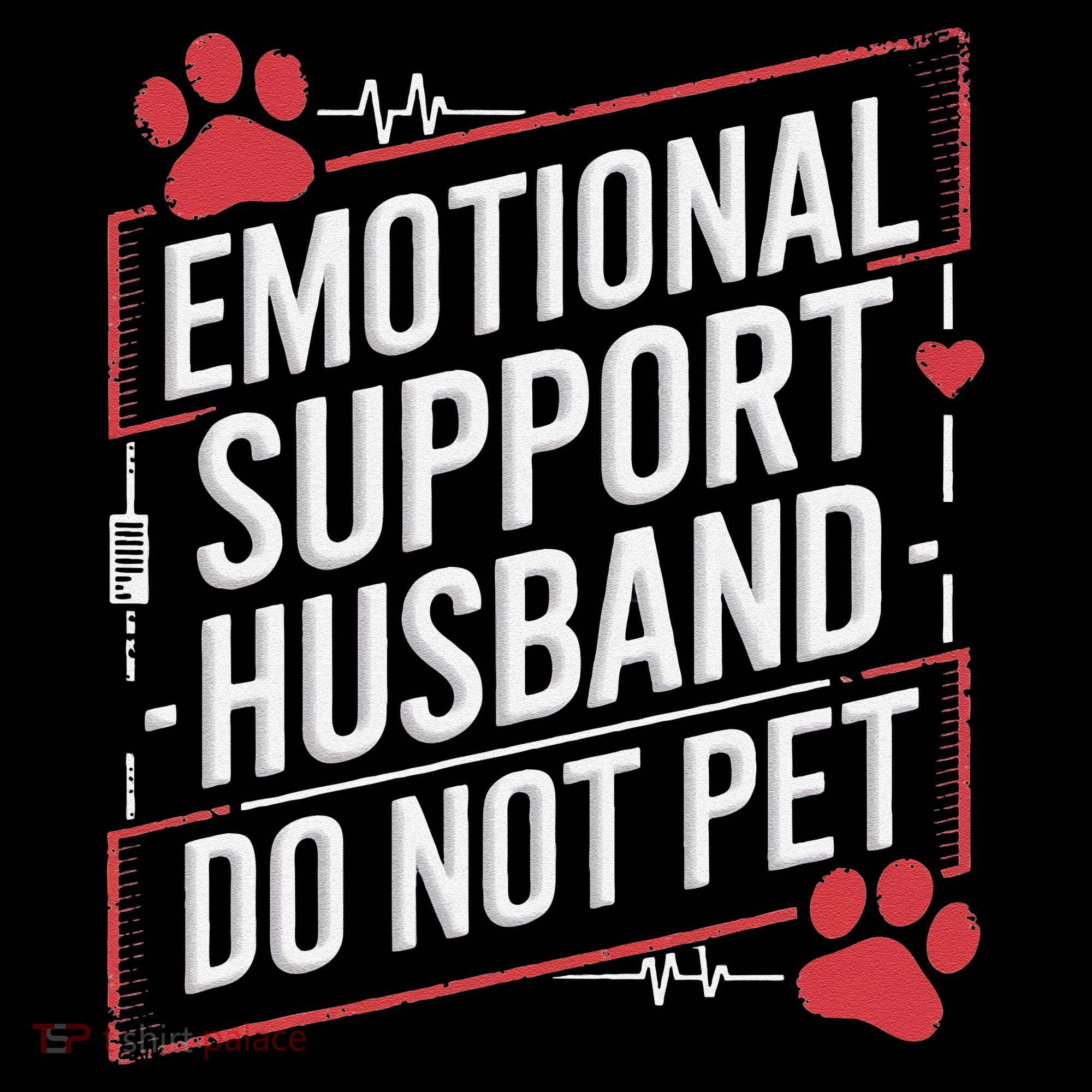 Emotional Support Husband Do Not Pet Women Funny Coffee Mug