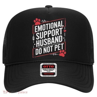Emotional Support Husband Do Not Pet Women Funny Hat