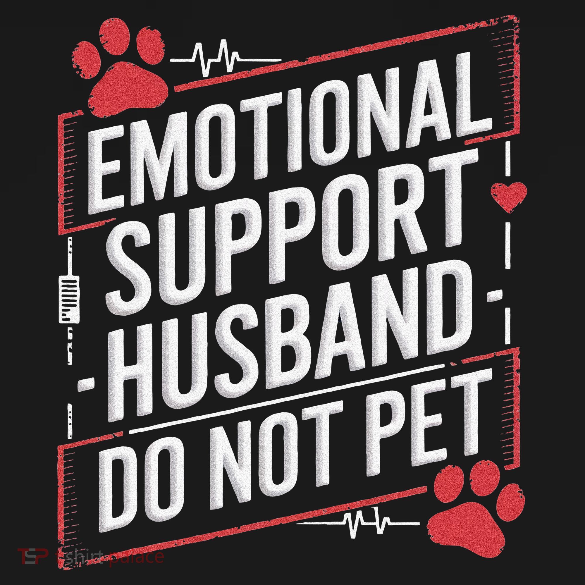 Emotional Support Husband Do Not Pet Women Funny Visor