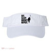 Eat Sleep Hockey Repeat Funny Visor thumb 0