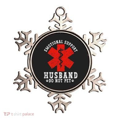 Emotional Support Husband Do Not Pet Ornament