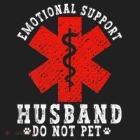Emotional Support Husband Do Not Pet Hat thumb 2