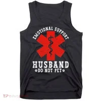 Emotional Support Husband Do Not Pet Tank Top thumb 0