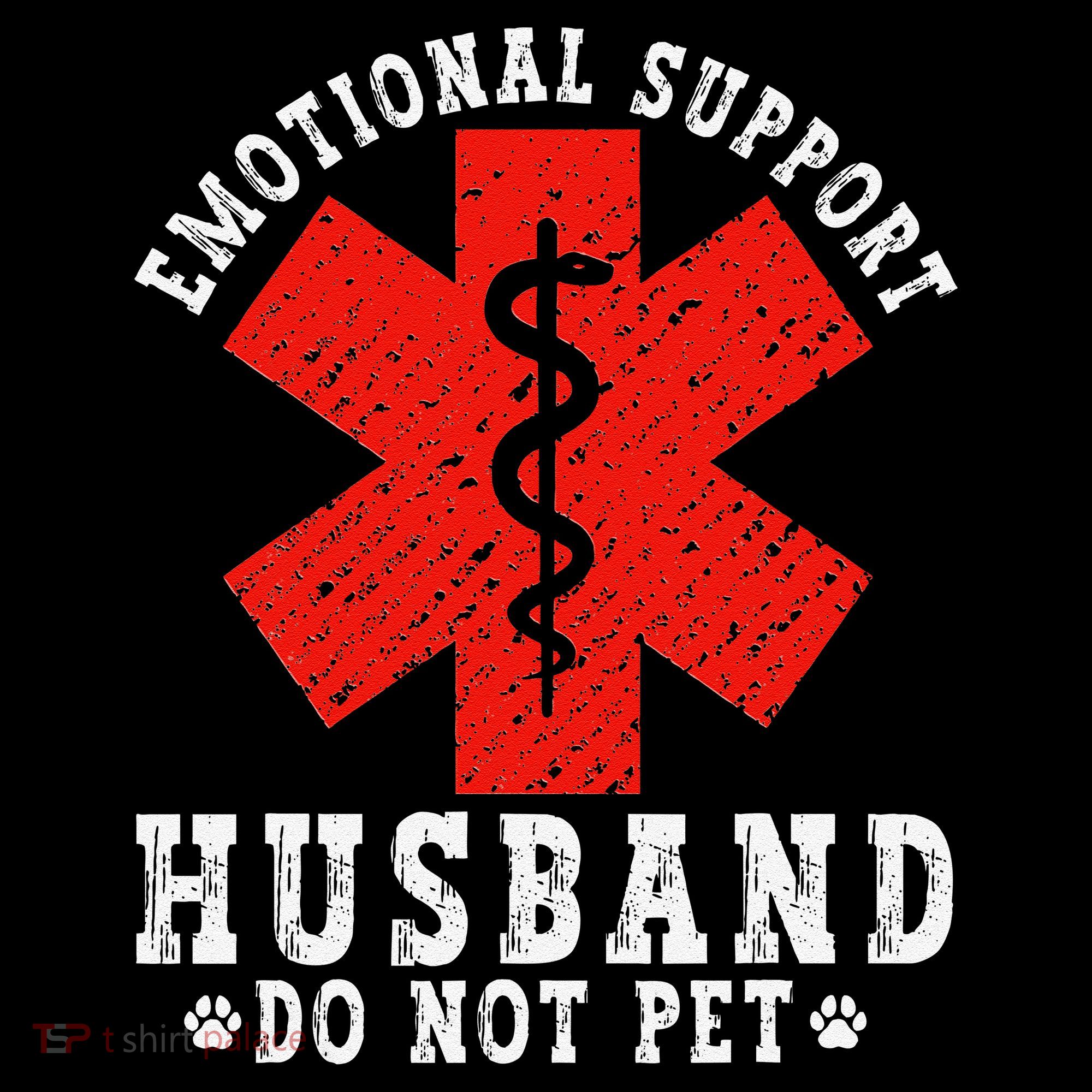 Emotional Support Husband Do Not Pet Tank Top