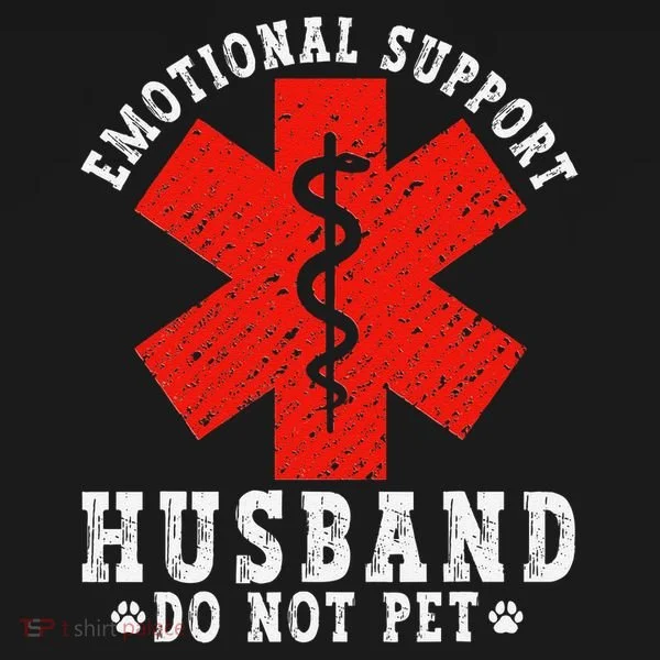 Emotional Support Husband Do Not Pet Tank Top