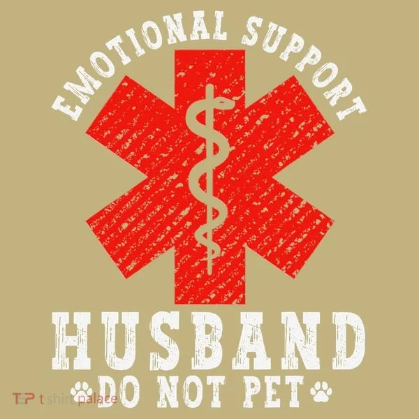 Emotional Support Husband Do Not Pet Hoodie