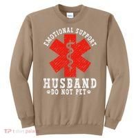 Emotional Support Husband Do Not Pet Sweatshirt thumb 0