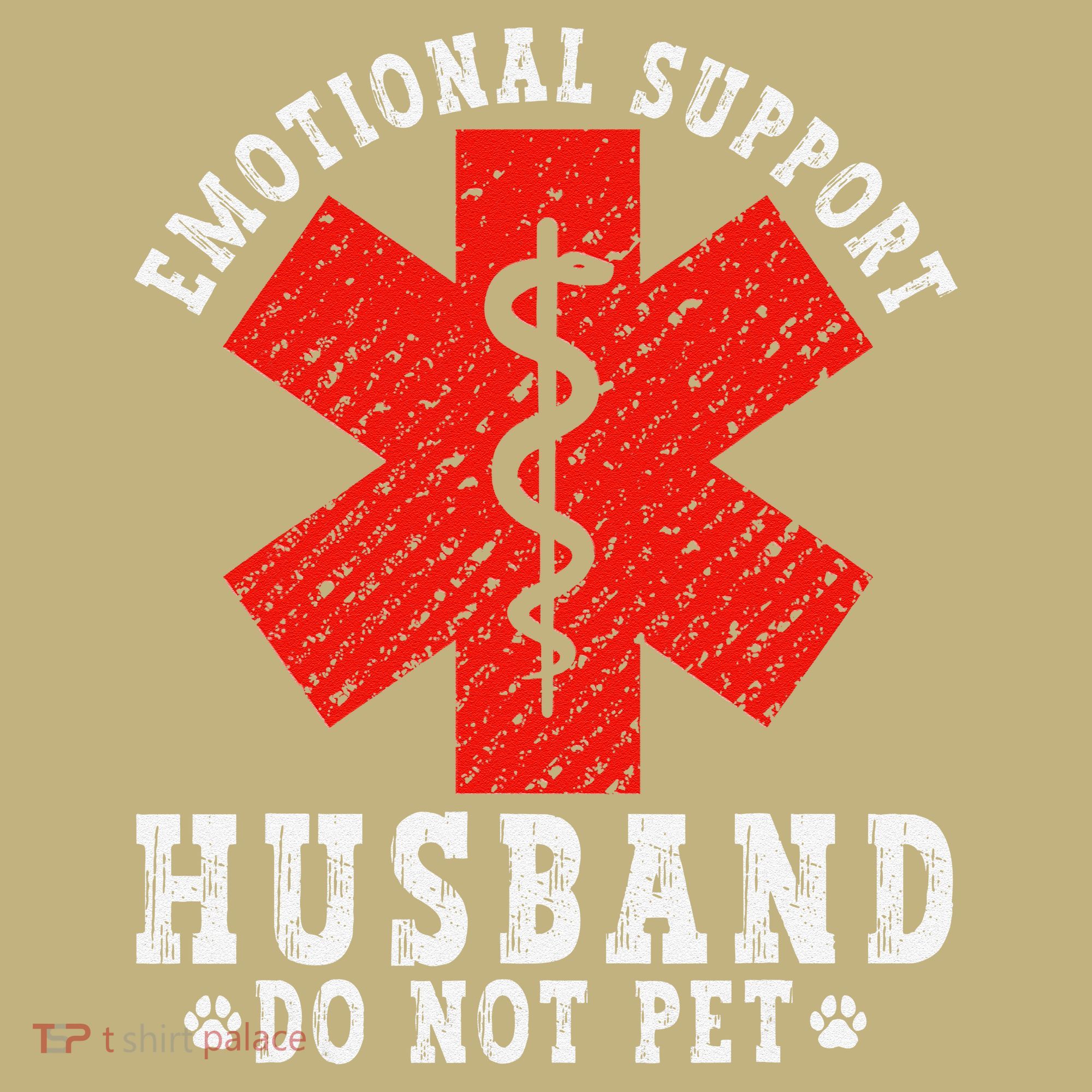 Emotional Support Husband Do Not Pet Sweatshirt