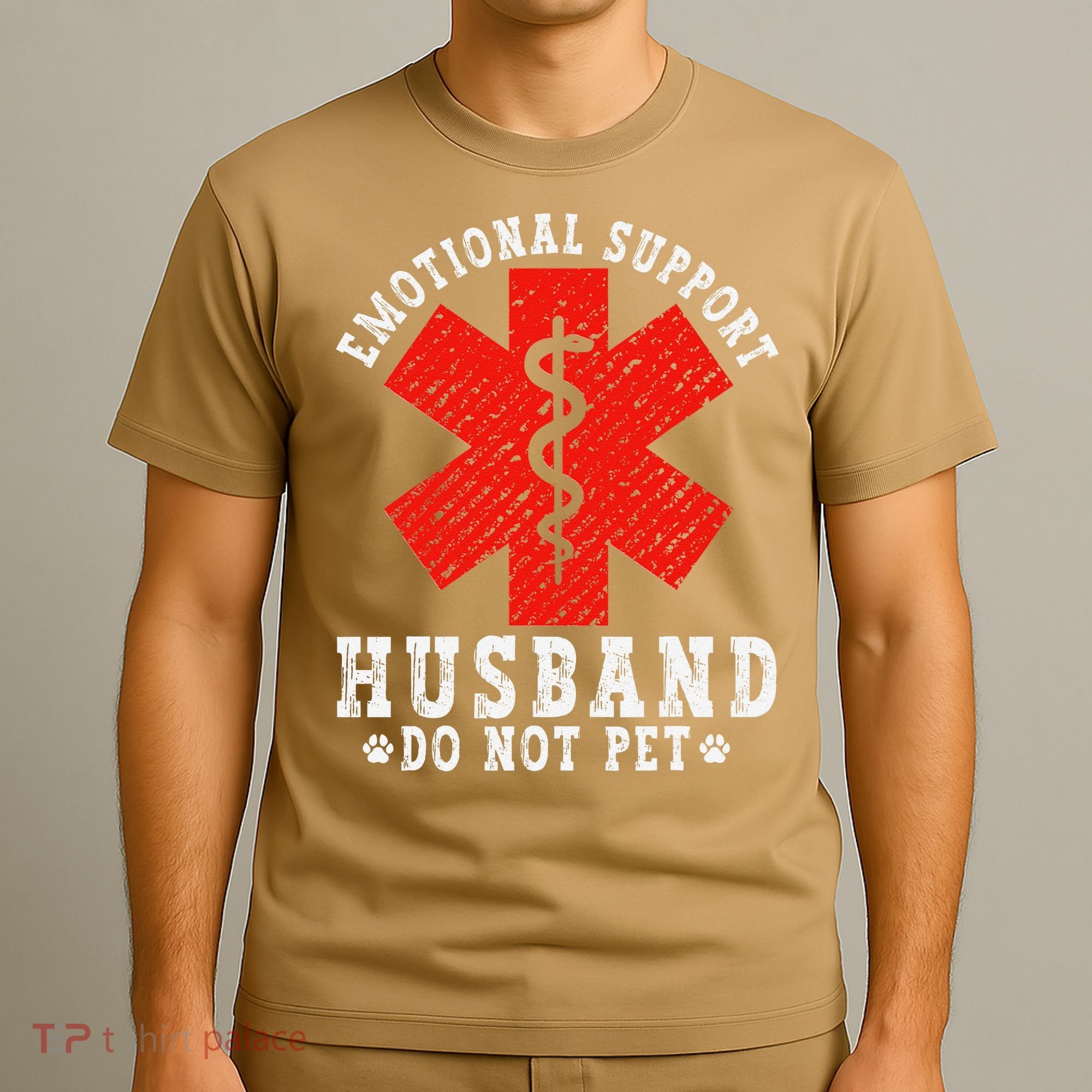 Emotional Support Husband Do Not Pet T-Shirt