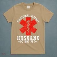 Emotional Support Husband Do Not Pet T-Shirt thumb 5