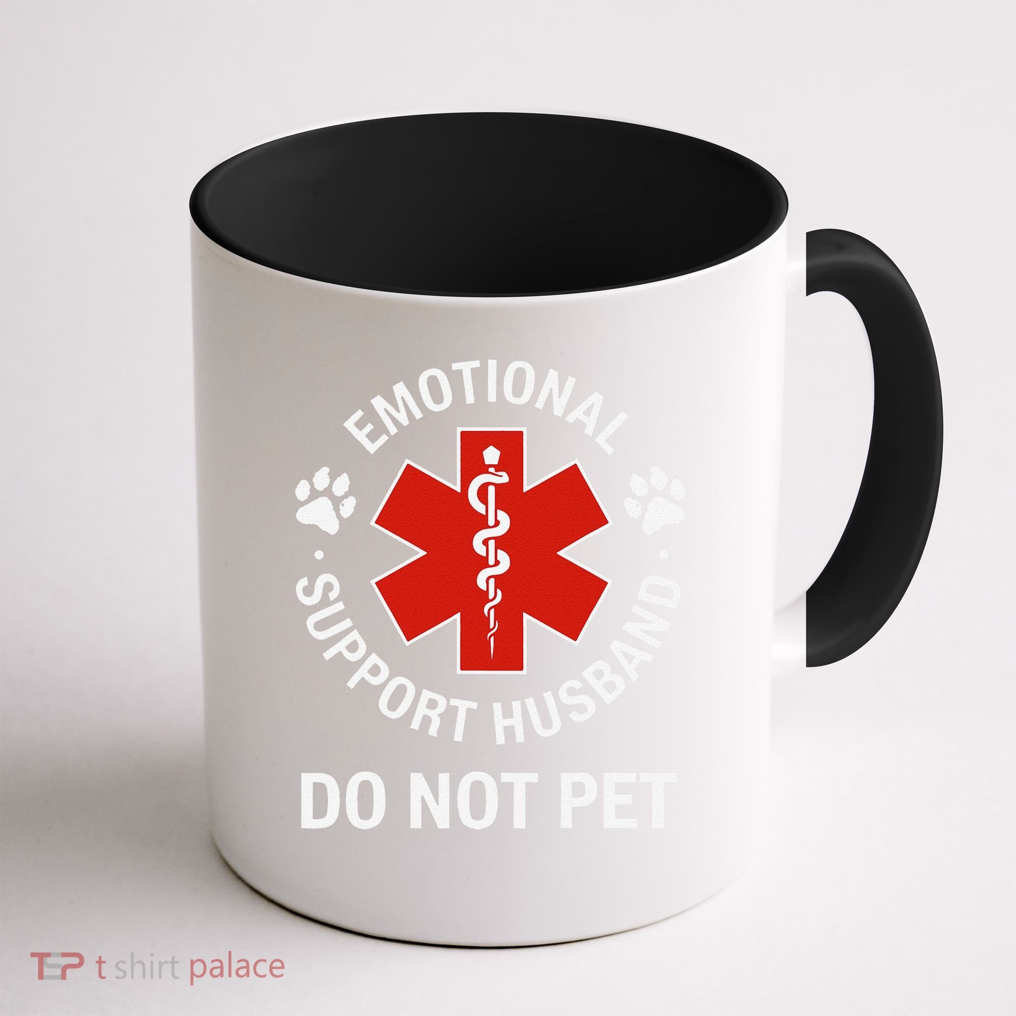 Emotional Support Husband Do Not Pet Cool Husband Coffee Mug
