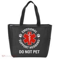 Emotional Support Husband Do Not Pet Cool Husband Tote Bag thumb 0