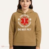 Emotional Support Husband Do Not Pet Cool Husband Hoodie thumb 5