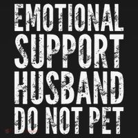 Emotional Support Husband Do Not Pet - Funny Saying Visor thumb 3