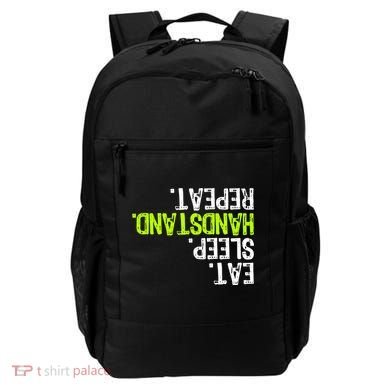 Eat Sleep Handstand Repeat Gymnastics Funny Meaningful Gift Backpack