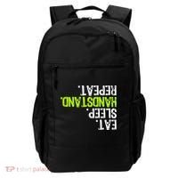Eat Sleep Handstand Repeat Gymnastics Funny Meaningful Gift Backpack thumb 0