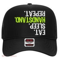 Eat Sleep Handstand Repeat Gymnastics Funny Meaningful Gift Hat thumb 0