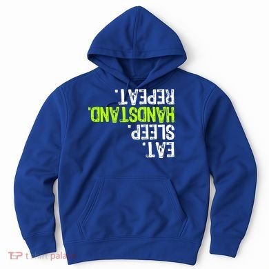 Eat Sleep Handstand Repeat Gymnastics Funny Meaningful Gift Hoodie