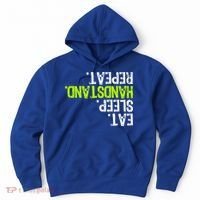 Eat Sleep Handstand Repeat Gymnastics Funny Meaningful Gift Hoodie thumb 0