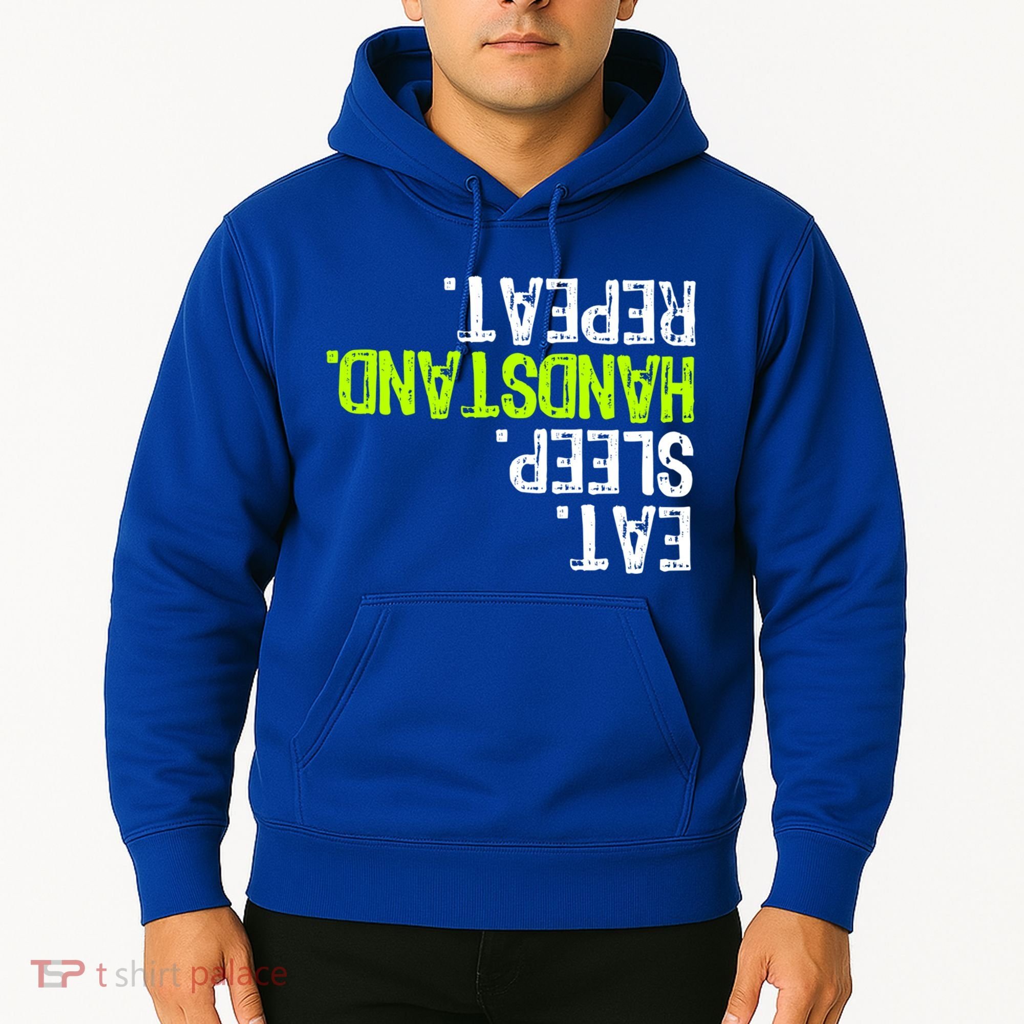 Eat Sleep Handstand Repeat Gymnastics Funny Meaningful Gift Hoodie