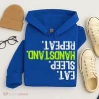 Eat Sleep Handstand Repeat Gymnastics Funny Meaningful Gift Hoodie thumb 4