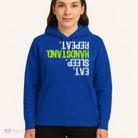 Eat Sleep Handstand Repeat Gymnastics Funny Meaningful Gift Hoodie thumb 5