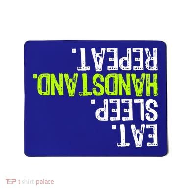 Eat Sleep Handstand Repeat Gymnastics Funny Meaningful Gift Mousepad
