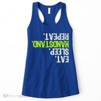 Eat Sleep Handstand Repeat Gymnastics Funny Meaningful Gift Women's Tank Top thumb 0