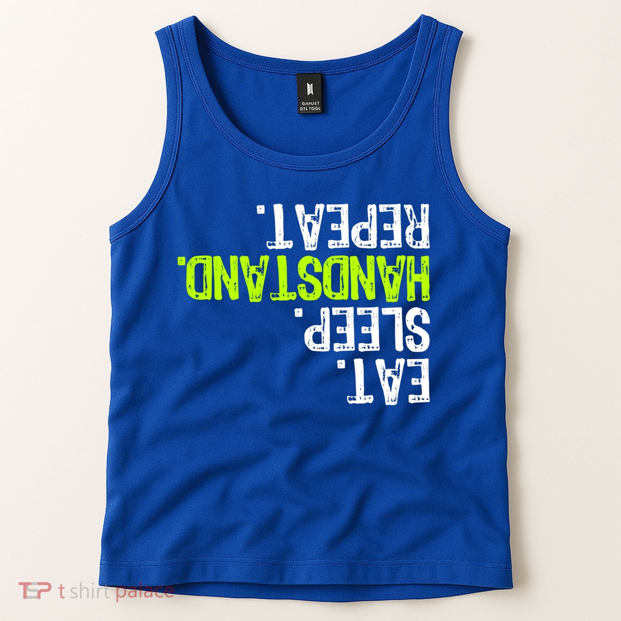 Eat Sleep Handstand Repeat Gymnastics Funny Meaningful Gift Tank Top