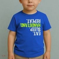 Eat Sleep Handstand Repeat Gymnastics Funny Meaningful Gift Toddler T-Shirt thumb 2
