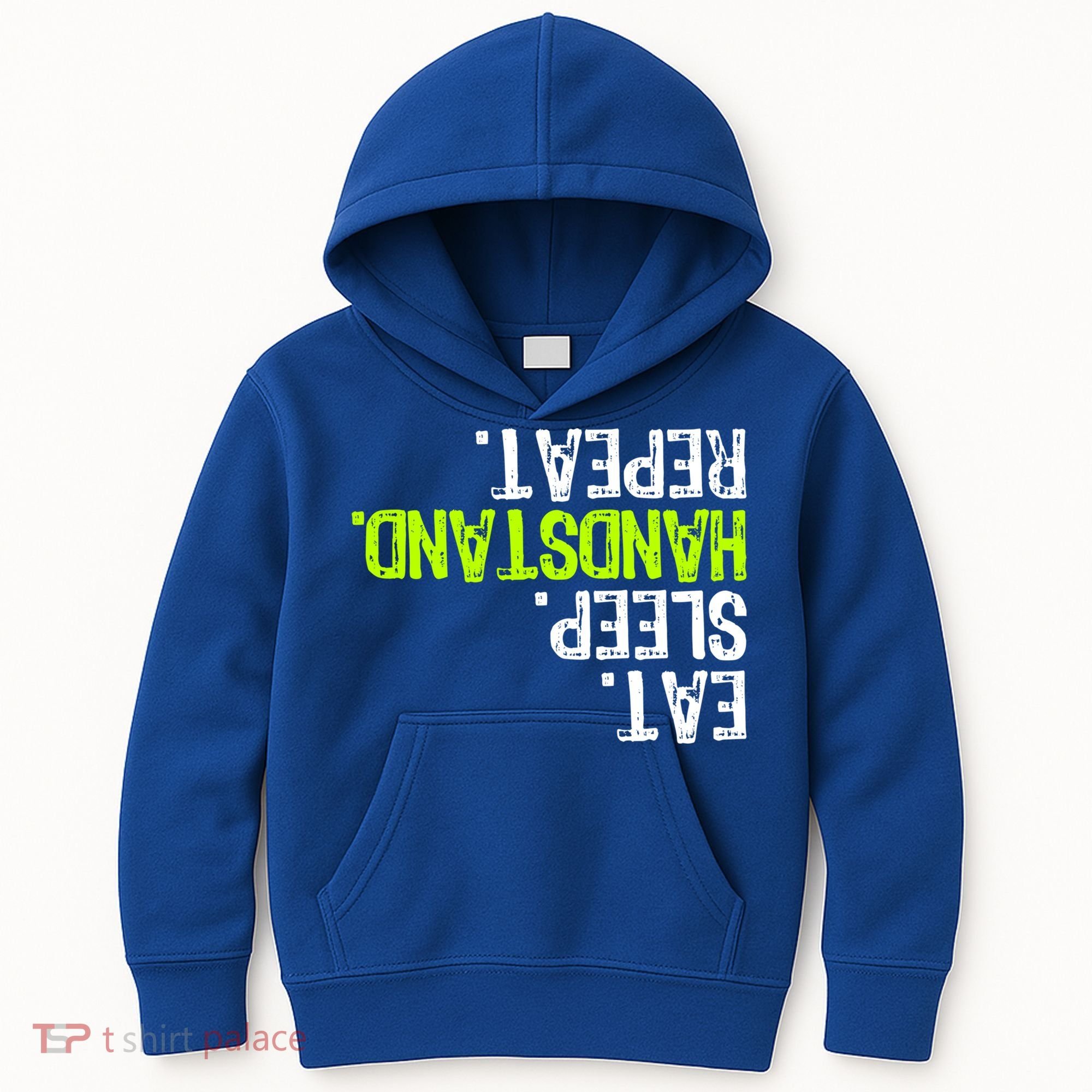 Eat Sleep Handstand Repeat Gymnastics Funny Meaningful Gift Kids Hoodie