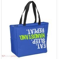 Eat Sleep Handstand Repeat Gymnastics Funny Meaningful Gift Tote Bag thumb 2