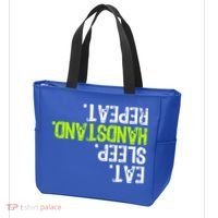 Eat Sleep Handstand Repeat Gymnastics Funny Meaningful Gift Tote Bag thumb 3